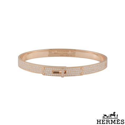 hermes kelly bangle diamonds|Hermes diamond necklace.